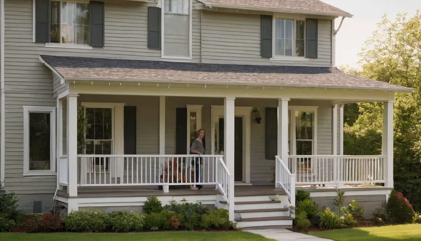 Older frame house in Wildwood with new energy efficient windows and fresh vinyl siding